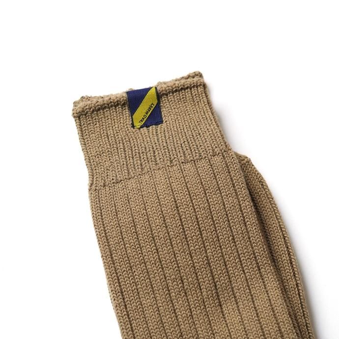 167821462 Trad Marks / Old Rib Socks lite ɥ֥å饤 - Khaki  02