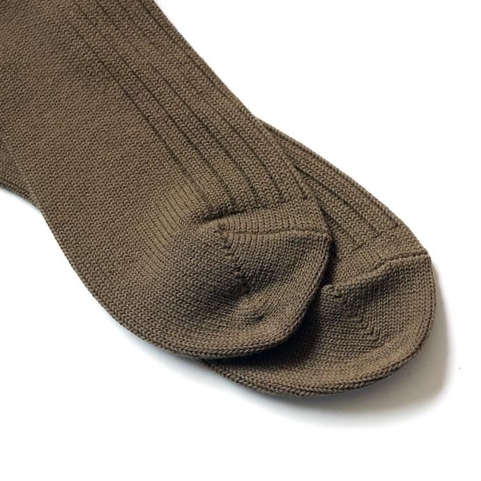 167821532 Trad Marks / Old Rib Socks lite ɥ֥å饤 - Olive ꡼ 02