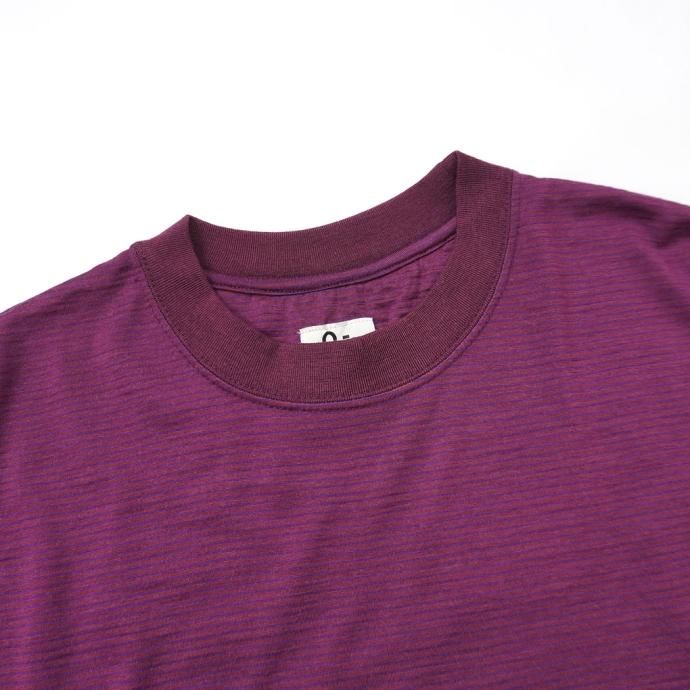 167938150 O-(オー)/ MERINO SWEATSHIRT - Wine メリノウールカットソー 22S-02 02