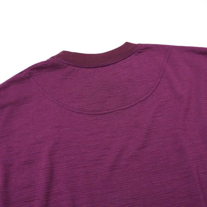 167938150 O-(オー)/ MERINO SWEATSHIRT - Wine メリノウールカットソー 22S-02 02