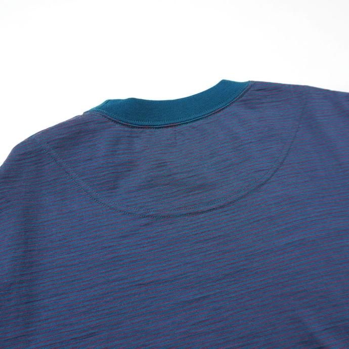 167938200 O-(オー)/ MERINO SWEATSHIRT - Teal メリノウールカットソー 22S-02 02
