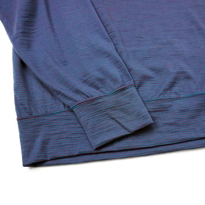 167938200 O-(オー)/ MERINO SWEATSHIRT - Teal メリノウールカットソー 22S-02 02