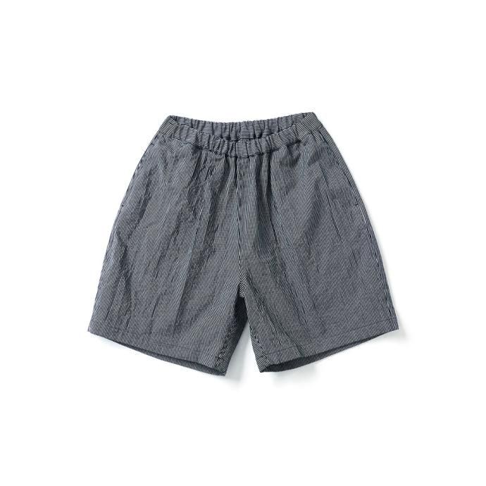 167956950 Powderhorn Mountaineering / P.H. M.EASY STRIPE SHORTS ȥ饤ץɥ졼 硼 PH22SS-002 - Black/White 01