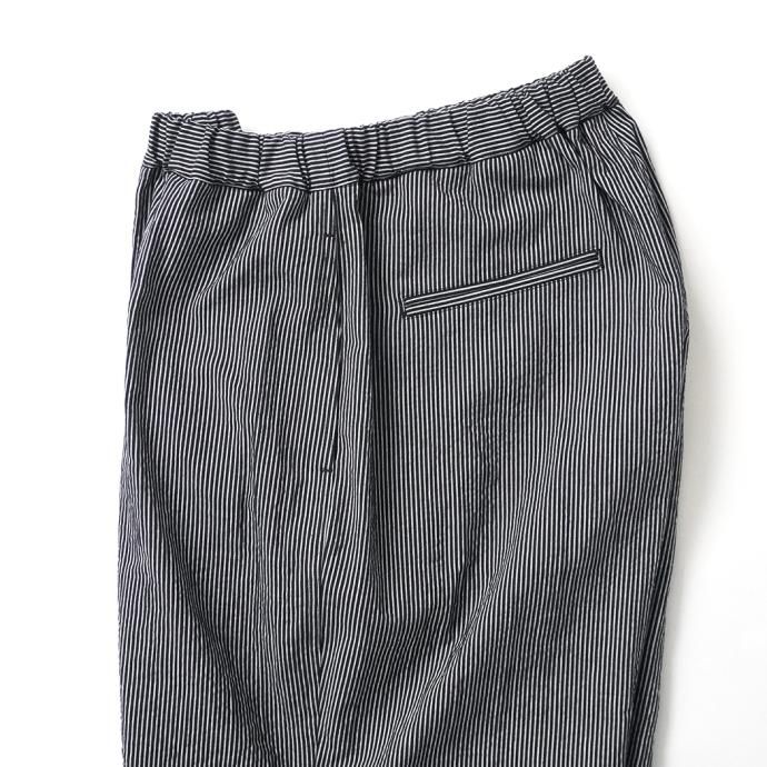 167956950 Powderhorn Mountaineering / P.H. M.EASY STRIPE SHORTS ストライプコードレーン イージーショーツ PH22SS-002 - Black/White 02