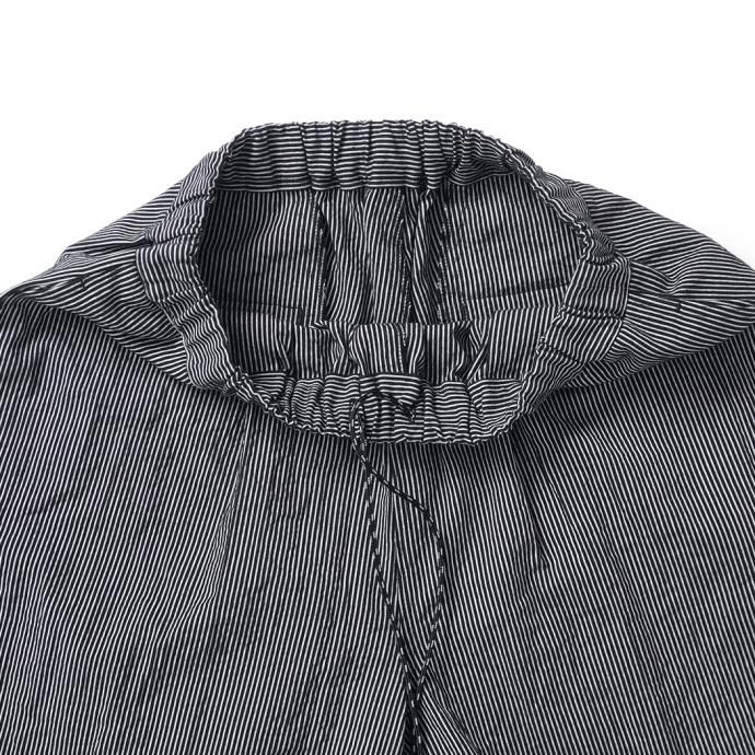 167956950 Powderhorn Mountaineering / P.H. M.EASY STRIPE SHORTS ストライプコードレーン イージーショーツ PH22SS-002 - Black/White 02