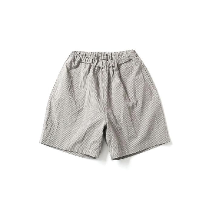 167956988 Powderhorn Mountaineering / P.H. M.EASY STRIPE SHORTS ストライプコードレーン イージーショーツ PH22SS-002 - Beige/Ecru 01