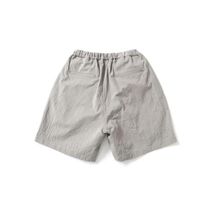 167956988 Powderhorn Mountaineering / P.H. M.EASY STRIPE SHORTS ストライプコードレーン イージーショーツ PH22SS-002 - Beige/Ecru 02