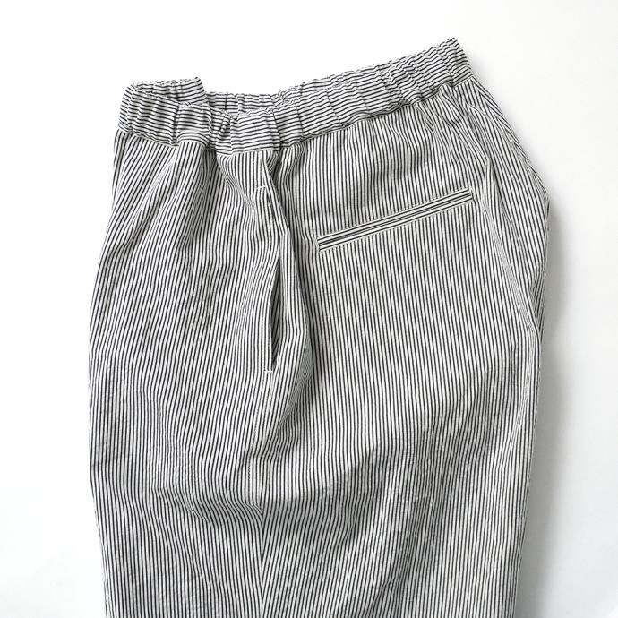 167957009 Powderhorn Mountaineering / P.H. M.EASY STRIPE SHORTS ストライプコードレーン イージーショーツ PH22SS-002 - White/Navy 02