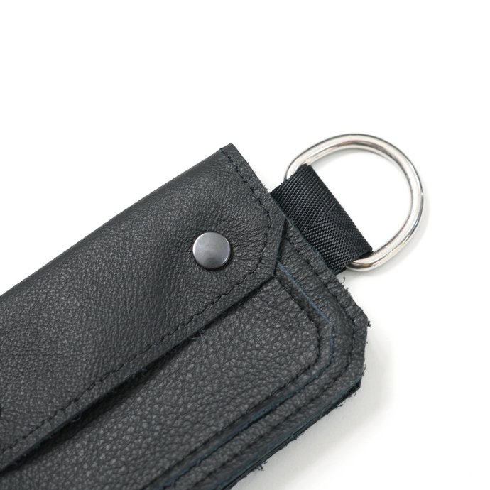 168137758 bagjack / Card Case OV22S - Black Leather Хåå ɥ ֥å쥶 09201 02