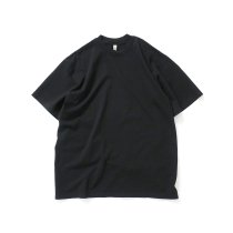 Los Angeles Apparel ロサンゼルスアパレル 1801GD 6.5oz ガーメントダイ クルーネック半袖Tシャツ - Black ブラック