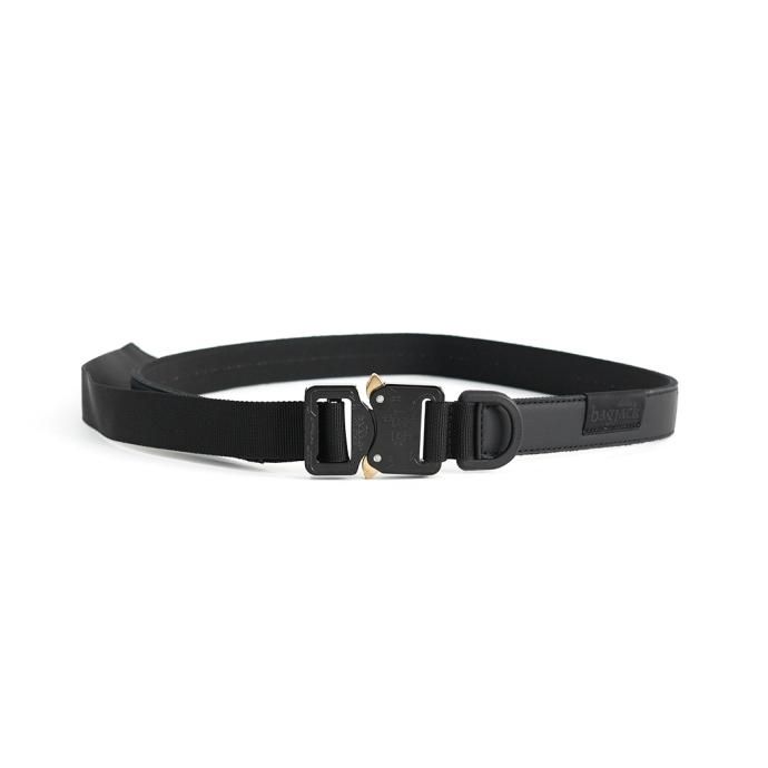 bagjack / NXL Belt 25mm M - Black Leather バッグジャック ネクストレベル ベルト  ブラックレザー／ブラックバックル 03016