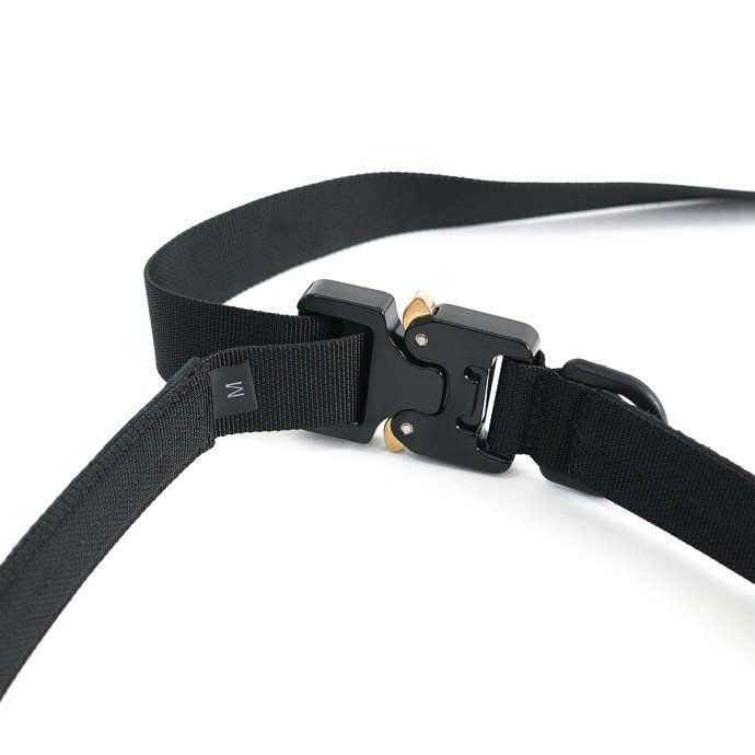 bagjack / NXL Belt 25mm M - Black Leather バッグジャック ネクストレベル ベルト  ブラックレザー／ブラックバックル
