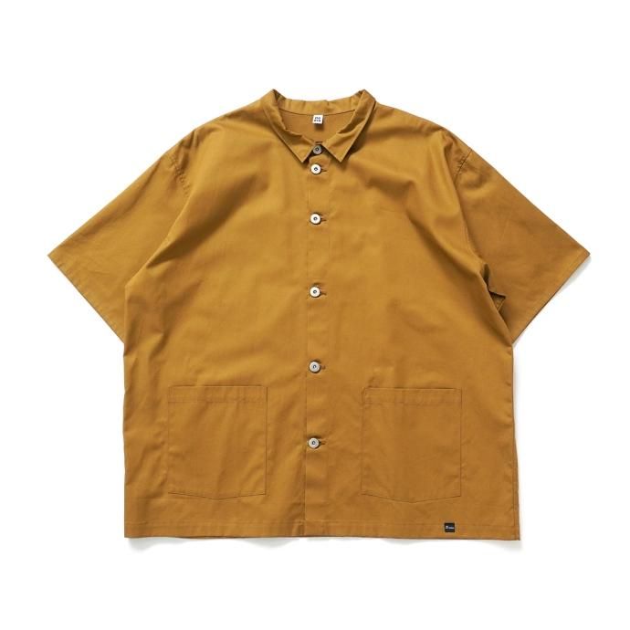 168927105 DG THE DRY GOODS / DG CHORE SHIRTS S/S 半袖ワークシャツ ダックブラウン 01