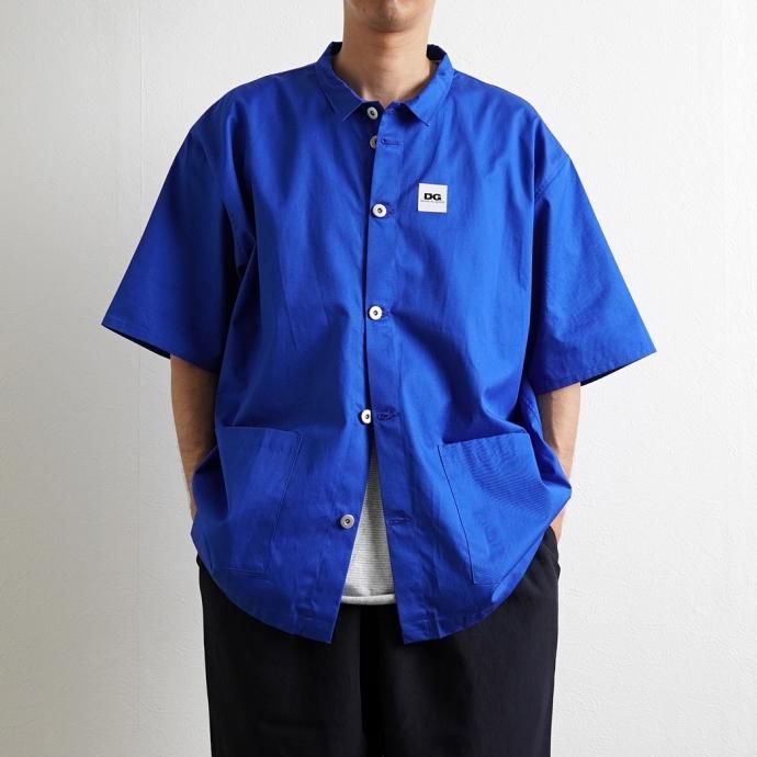 168927105 DG THE DRY GOODS / DG CHORE SHIRTS S/S 半袖ワークシャツ ダックブラウン 02