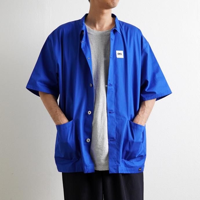 168927105 DG THE DRY GOODS / DG CHORE SHIRTS S/S 半袖ワークシャツ ダックブラウン 02