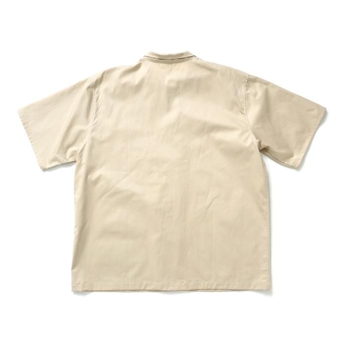 168927157 DG THE DRY GOODS / DG CHORE SHIRTS S/S 半袖ワークシャツ ベージュ 02