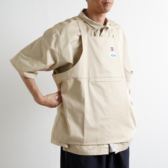 168927157 DG THE DRY GOODS / DG CHORE SHIRTS S/S 半袖ワークシャツ ベージュ 02