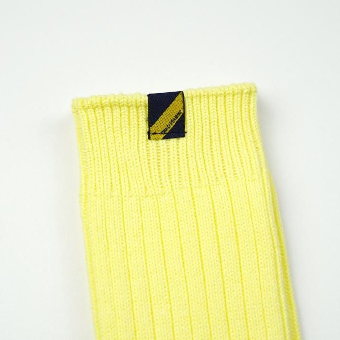 169076265 Trad Marks / Old Rib Socks lite ɥ֥å饤 - Lemon Yellow 󥤥 02