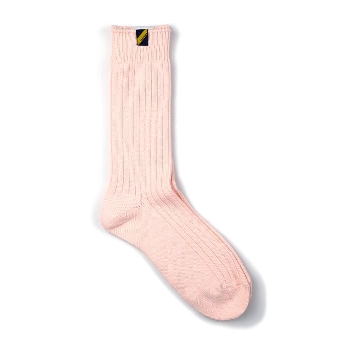 169076330 Trad Marks / Old Rib Socks lite ɥ֥å饤 - Peach ԡ 01