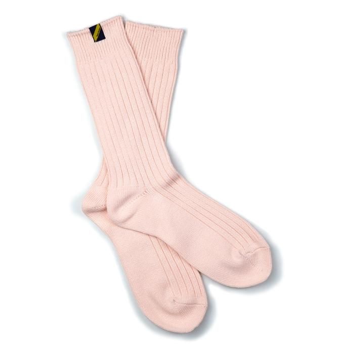 169076330 Trad Marks / Old Rib Socks lite ɥ֥å饤 - Peach ԡ 02