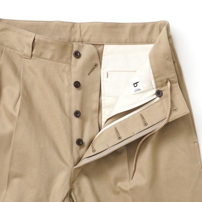 169076571 blurhms ROOTSTOCK / Chino Pants - LightBeige bROOTS22F13 チノパンツ 02