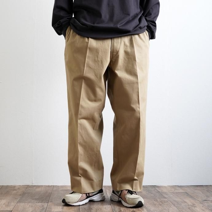 169076571 blurhms ROOTSTOCK / Chino Pants - LightBeige bROOTS22F13 チノパンツ 02