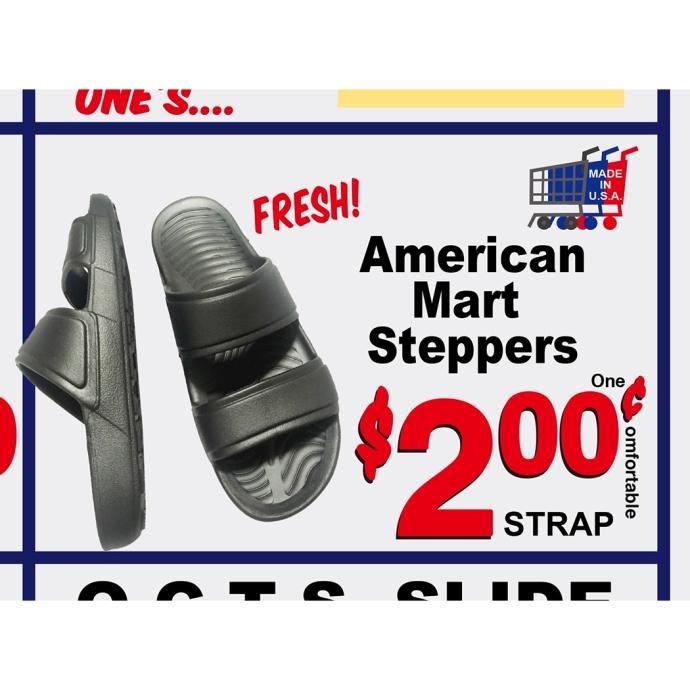 169596628 American Mart Steppers 2ストラップ EVAサンダル アメリカ製 02