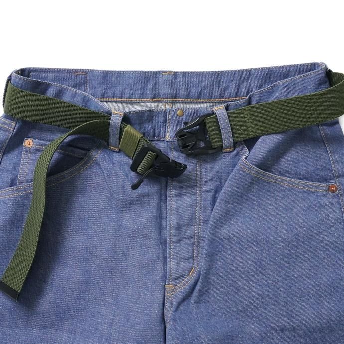 169707592 This is... / Quick Release Elastic Belt - Olive クイックリリースエラスティックベルト オリーブ 02