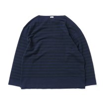 blurhms ROOTSTOCK / Basque Shirt - DarkNavy x DarkGreen bROOTS22F31<img class='new_mark_img2' src='https://img.shop-pro.jp/img/new/icons47.gif' style='border:none;display:inline;margin:0px;padding:0px;width:auto;' />