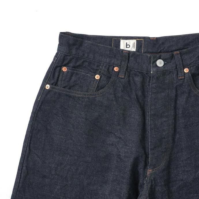 169796261 blurhms ROOTSTOCK / 12.9oz Selvage Denim Pants WIDE - Indigo bROOTS23S12 02