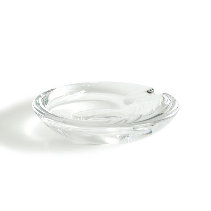 Glass Ashtray Small - Clear ガラス製シガートレイ クリア