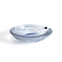 Glass Ashtray Small - Navy ガラス製シガートレイ ネイビー