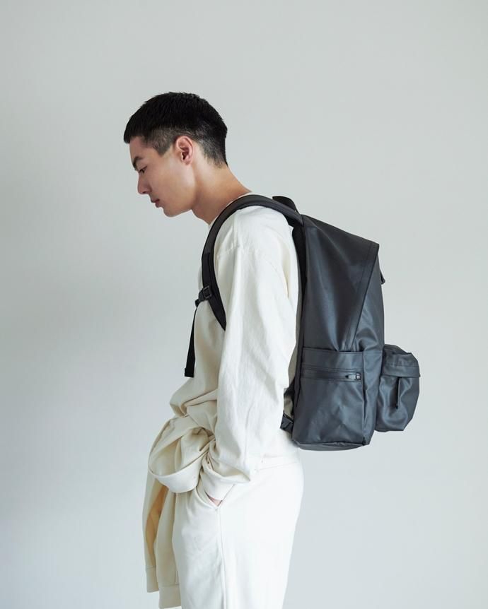 170025264 BAICYCLON by bagjack / BCL-22 DAYPACK - Black2 バイシクロンバイバッグジャック デイパック ブラック 840Dカーボネートナイロン 02