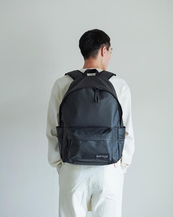 170025264 BAICYCLON by bagjack / BCL-22 DAYPACK - Black2 バイシクロンバイバッグジャック デイパック ブラック 840Dカーボネートナイロン 02