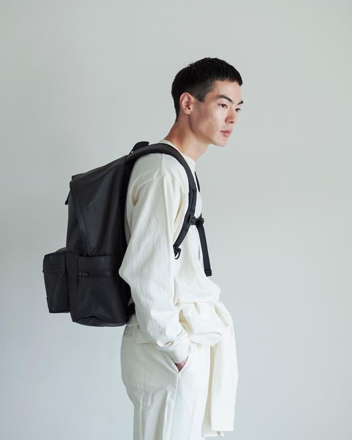 170025264 BAICYCLON by bagjack / BCL-22 DAYPACK - Black2 バイシクロンバイバッグジャック デイパック ブラック 840Dカーボネートナイロン 02