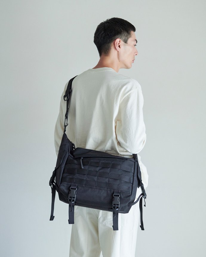 170039736 BAICYCLON by bagjack / BCL-25 MOLLE SHOULDER BAG - Black1 バイシクロンバイバッグジャック ショルダーバッグ 500Dコーデュラナイロン<img class='new_mark_img2' src='https://img.shop-pro.jp/img/new/icons47.gif' style='border:none;display:inline;margin:0px;padding:0px;width:auto;' /> 02
