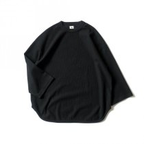 blurhms ROOTSTOCK / Rough&Smooth Thermal Baseball Tee - Black bROOTS22F16<img class='new_mark_img2' src='https://img.shop-pro.jp/img/new/icons47.gif' style='border:none;display:inline;margin:0px;padding:0px;width:auto;' />