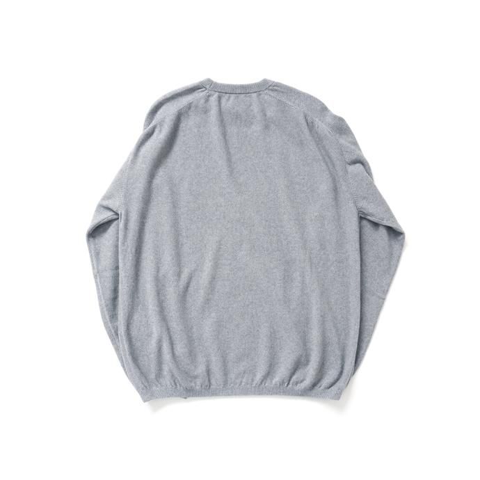 170129023 STILL BY HAND / KN02223 カシミア混 クルーネックニット - Heather Grey 02