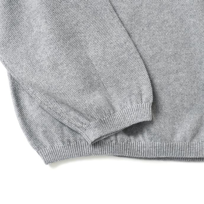 170129023 STILL BY HAND / KN02223 カシミア混 クルーネックニット - Heather Grey 02