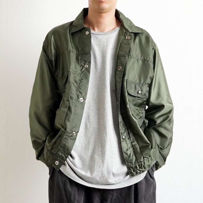 Hexico ヘキシコ / 2nd Type Jacket US Military 80s Parachute Cloth US Mil-Spec  Dot Button Scovill ナイロンジャケット