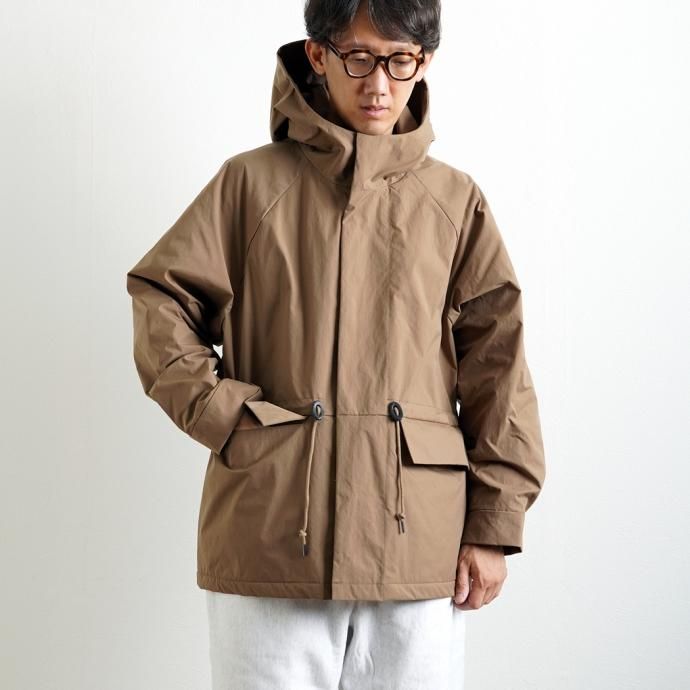 170307163 STILL BY HAND / BL03223 ソロテックス フーデッドブルゾン - Camel 01