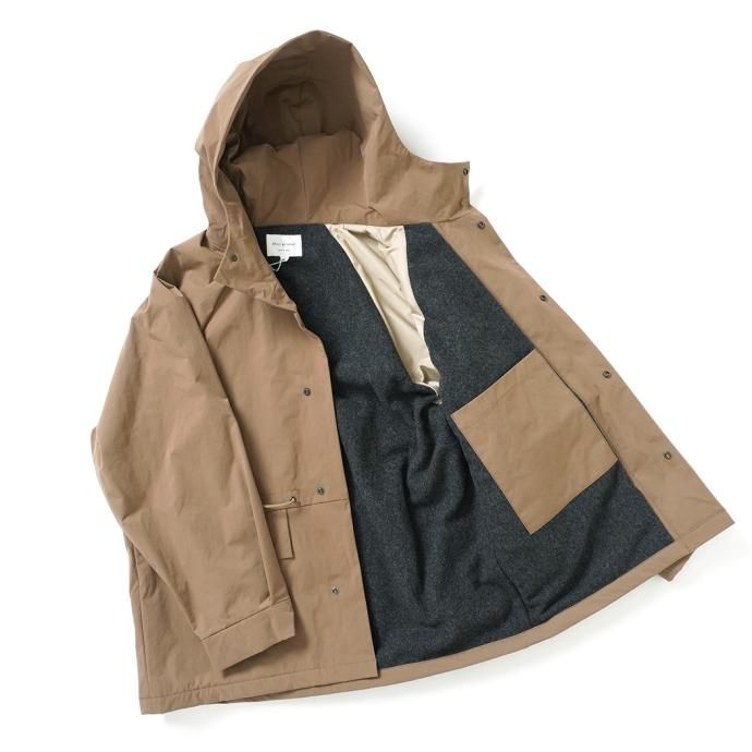 170307163 STILL BY HAND / BL03223 ソロテックス フーデッドブルゾン - Camel 02