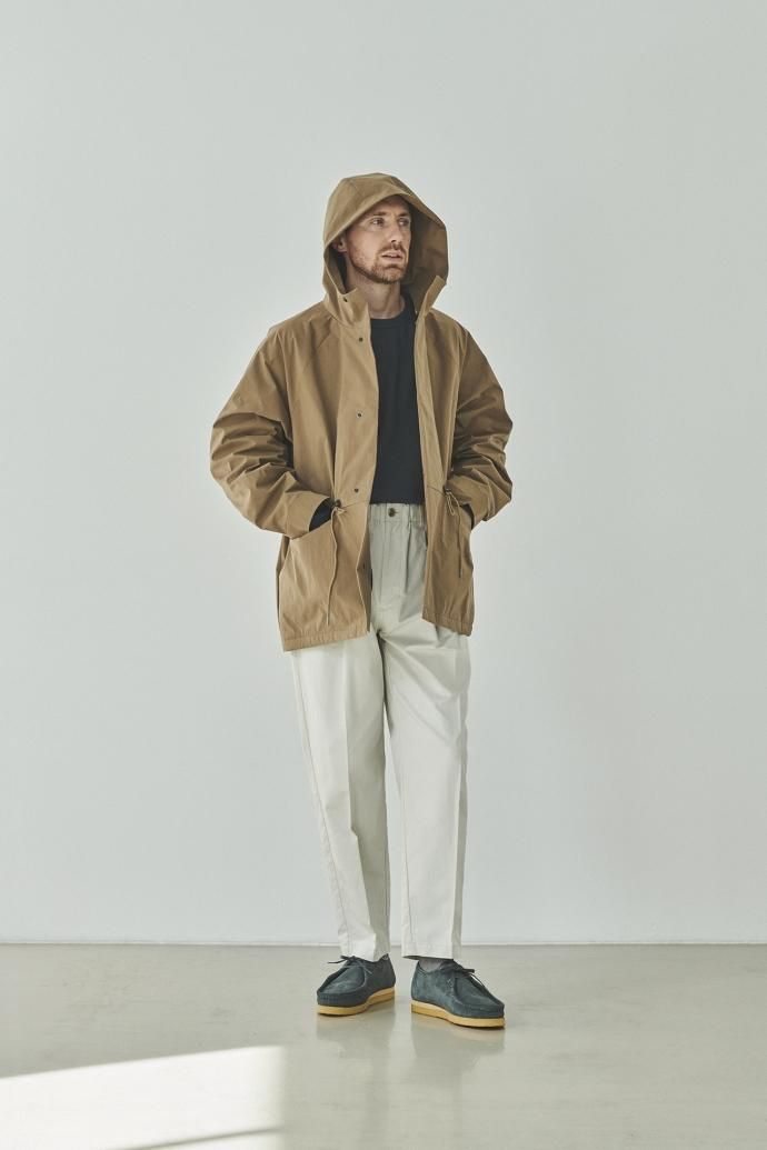 170307163 STILL BY HAND / BL03223 ソロテックス フーデッドブルゾン - Camel 02