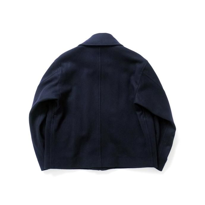 170327706 blurhms ROOTSTOCK / Light Melton Zip Jacket - Navy bROOTS22F03 02
