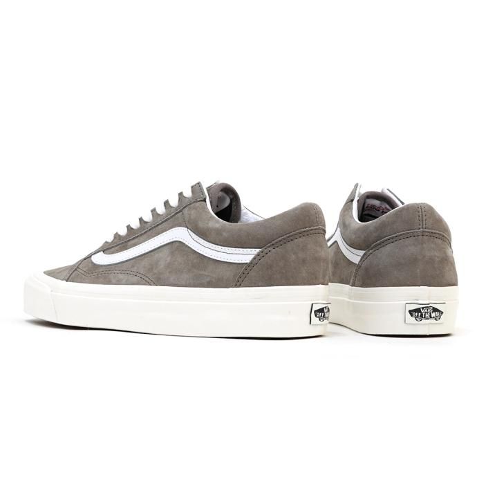 170363185 VANS / Anaheim Factory Old Skool 36 DX - (PIG)BRN/WHT アナハイムファクトリー オールドスクール 撥水スウェード ブラウン VN0A54F3NWH 02