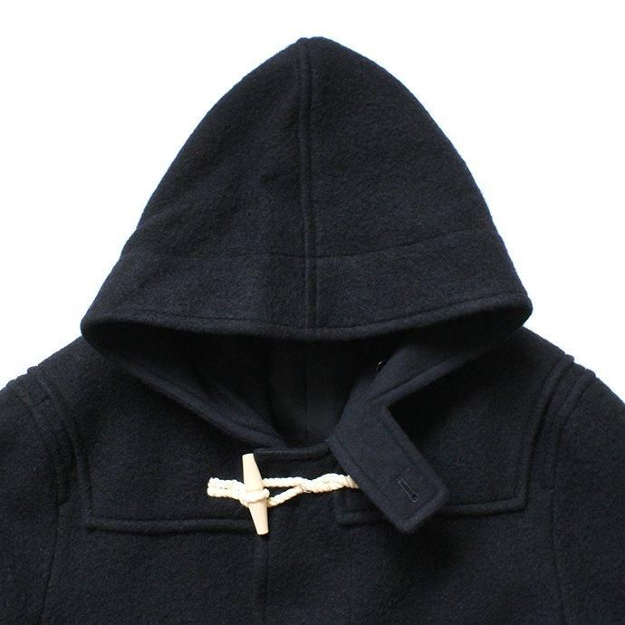 170560493 blurhms ROOTSTOCK / Wool Melton Duffle Coat - DarkNavy bROOTS22F01 02