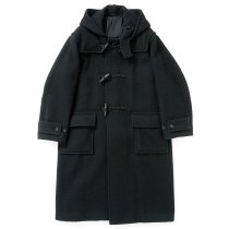 blurhms ROOTSTOCK / Wool Melton Duffle Coat - Black bROOTS22F01<img class='new_mark_img2' src='https://img.shop-pro.jp/img/new/icons47.gif' style='border:none;display:inline;margin:0px;padding:0px;width:auto;' />