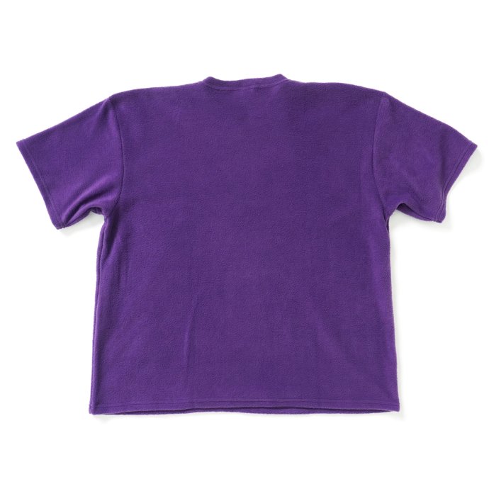 170640860 SMOKE T ONE / THE ONE MORKSKIN POLAR FLEECE TEE フリース半袖Tシャツ - Purple 02