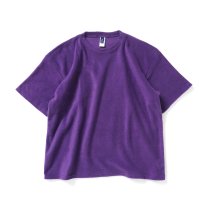 SMOKE T ONE / THE ONE MORKSKIN POLAR FLEECE TEE フリース半袖Tシャツ - Purple