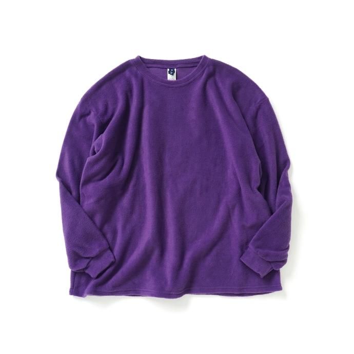 170641144 SMOKE T ONE / THE ONE MORKSKIN POLAR FLEECE L/S SHIRT ե꡼ĹµT - Purple 01